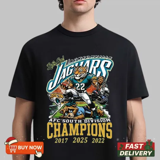 Discover Jacksonville Jaguars AFC South Champions 2025 TShirt