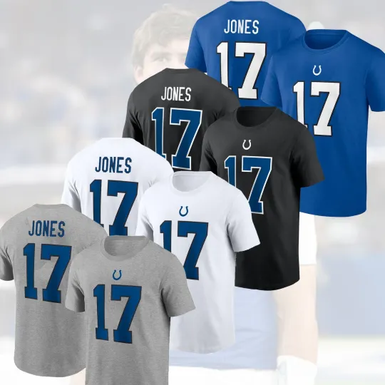 Discover Daniel Jones #17 Indianapolis Football 2025 Player Name & Number For Fans