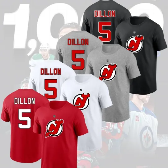 Discover Brenden Dillon #5 New Jersey 2025 Player Name & Number for Fans