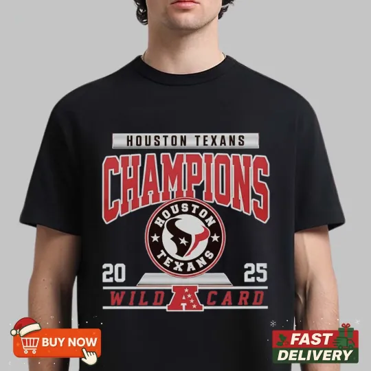 Discover Houston Texans Wild Card 2025 TShirt