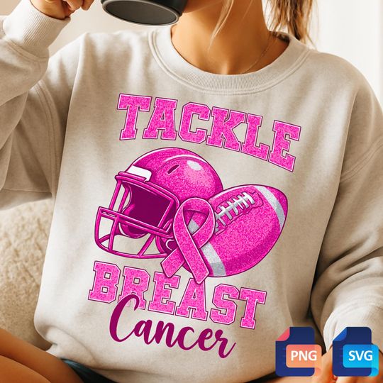 Discover Football Breast Cancer Awareness Sweatshirts, Football Fan Gift
