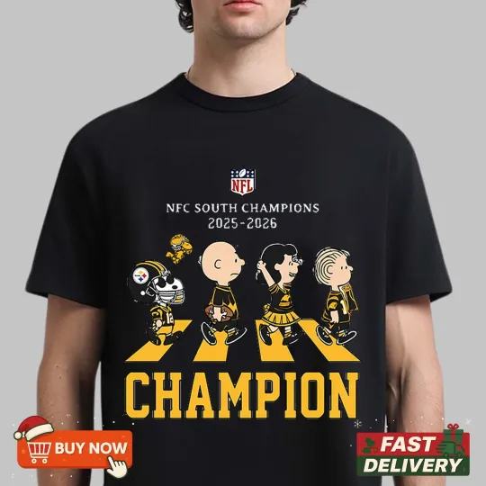 Discover Pittsburgh Steeler 2025 AFC North Division Champions TShirt