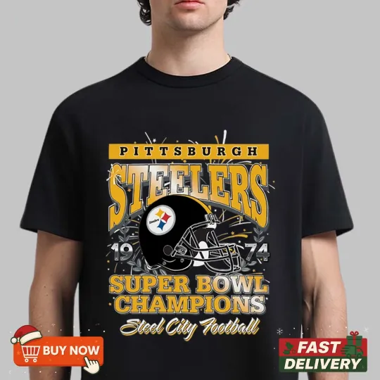 Discover Pittsburgh Steeler 2025 AFC North Division Champions TShirt