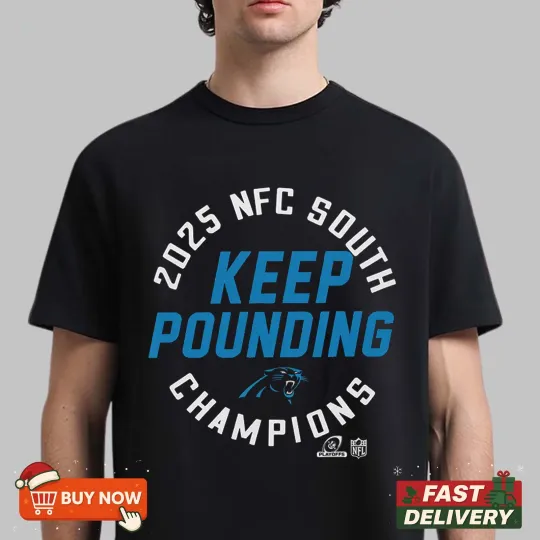 Carolina Panthers NFC South Division Champions 2025 TShirt