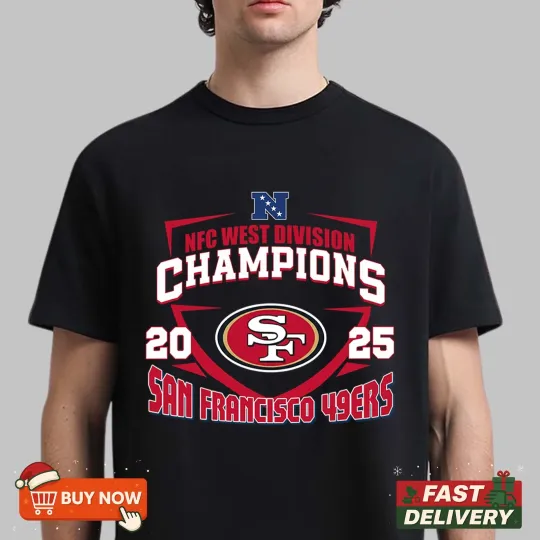 San Francisco 49ers NFC West Champions 2025 TShirt