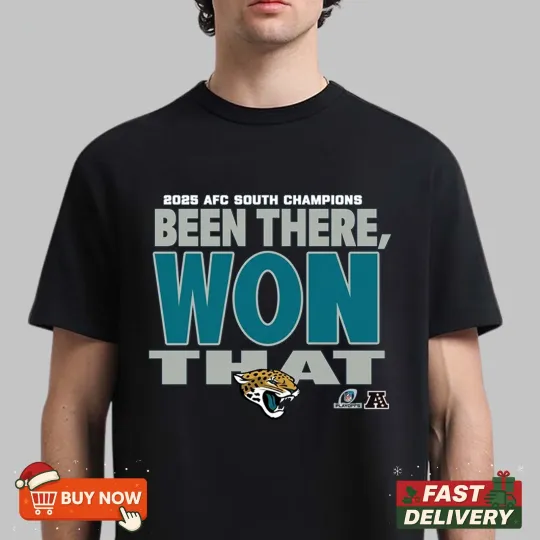 Discover Jacksonville Jaguars 2025 AFC South Division Champions TShirt