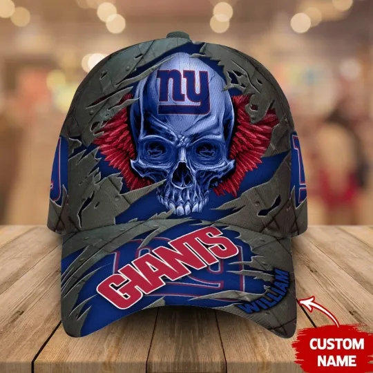 Discover Personalized New York Football Giantss Team Classic Cap Gift For Husband Dad