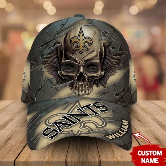 Discover Personalized New Orleans Football Saintss Team Classic Cap Gift For Husband Dad