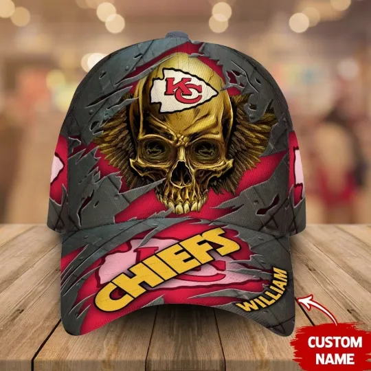 Personalized Kansas City Football Chiefss Team Classic Cap Gift For Husband Dad