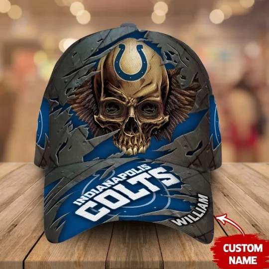 Discover Personalized Indianapolis Football Coltss Team Classic Cap Gift For Husband Dad