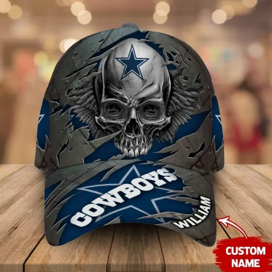 Discover Personalized Dallas Football Cowboyss Team Classic Cap Gift For Husband Dad