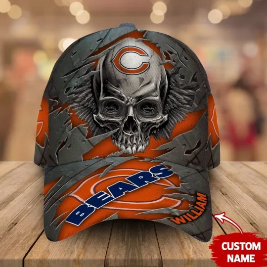 Discover Personalized Chicago Football Bearss Team Classic Cap Gift For Husband Dad
