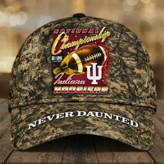 Indiana Hoosiers 2026 National Championship Camo Classic Cap