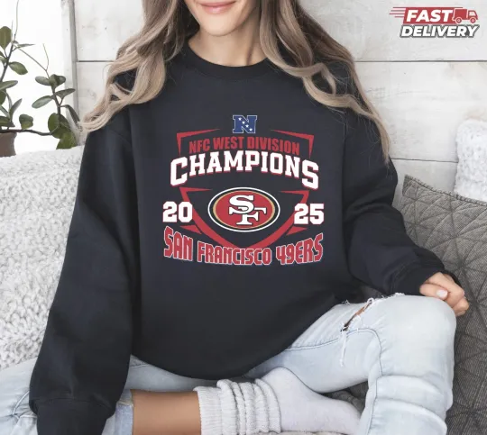 San Francisco 49ers NFC West Champions 2025 Sweatshirt