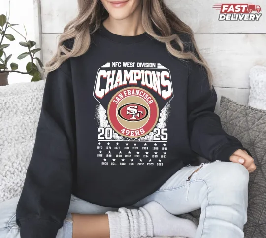 San Francisco 49ers Champions 2025 Sweatshirt