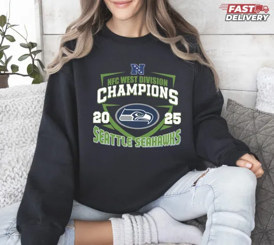 Seattle Seahawks NFC West Champions 2025 Sweatshirt