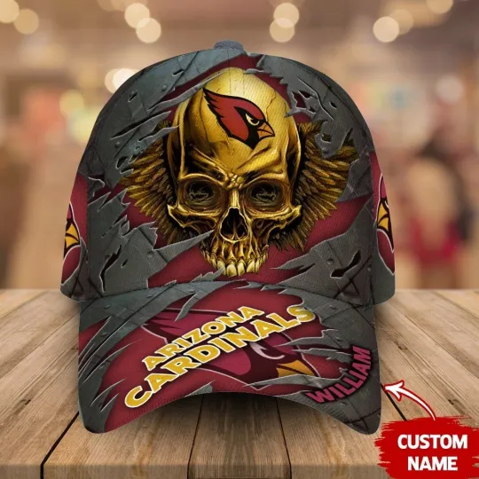 Discover Personalized Arizonna Football Cardinalss Team Classic Cap Gift For Husband Dad