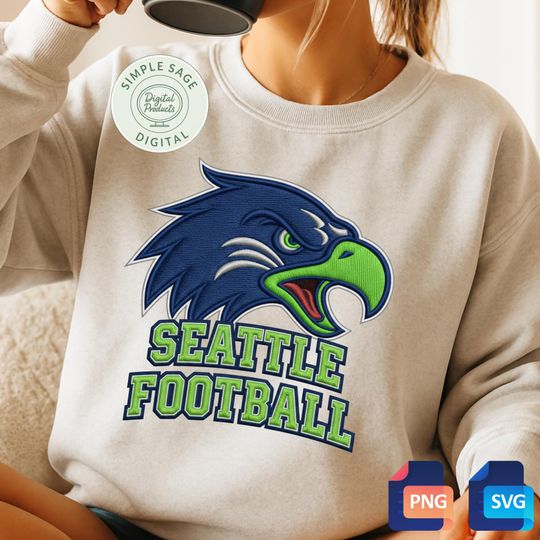 Discover Seahawks Football Playoffs Embroider Sweatshirts, Football Fan Gift