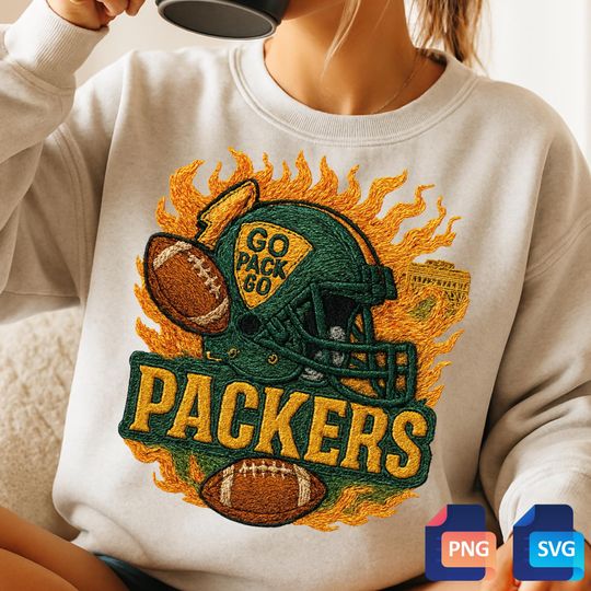 Discover Packers Embroider Sweatshirts, Football Fan Gift