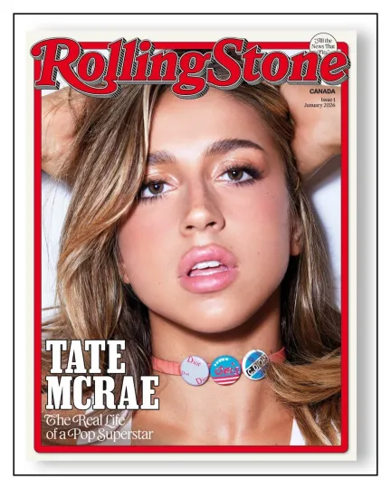 Discover Tate McRae Rolling Stone CA Poster - Premium Matte Vertical Wall Art