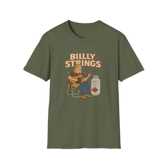 Discover Billy Strings King of the Hill Tee, Unisex Softstyle Graphic T-Shirt