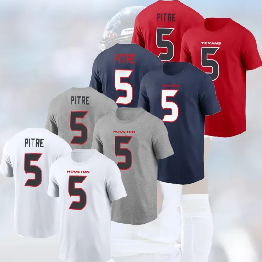 Discover HOT - Jalen Pitre #5 Houston Texans 2026 Player Name & Number Gift for Fans