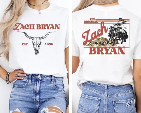 Discover Zach Bryan Concert Shirt, Country Music Unisex Western Style Concert T-Shirt, Sweatshirt, Hoodie