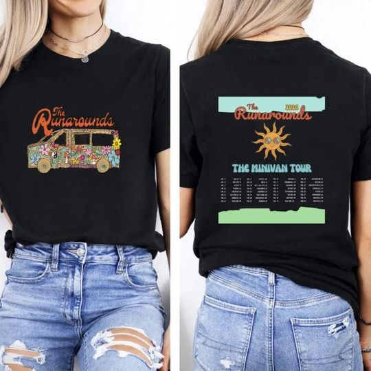 Discover The Runarounds 2026 Tour Dates Unisex T-Shirt, Indie Rock Band Graphic Hoodie and Sweatshirt