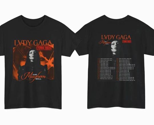 Discover Ld ga Tour 2026 Double Sided T-Shirt, Graphic Band Tee