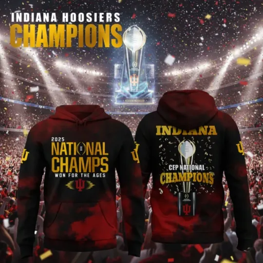 Discover Indiana Hoosiers National Championship 2026 Hoodie 3D