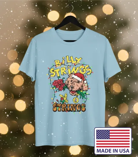 Discover NEW Billy Strings Christmas Shirt Funny Light Blue Unisex S-5XL TU269