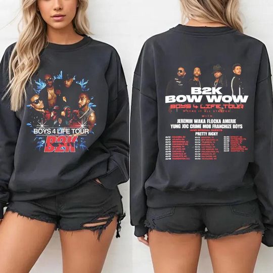 Discover B2K Bow Wow Boys 4 Life Tour 2026 T-Shirt Hoodie Sweatshirt