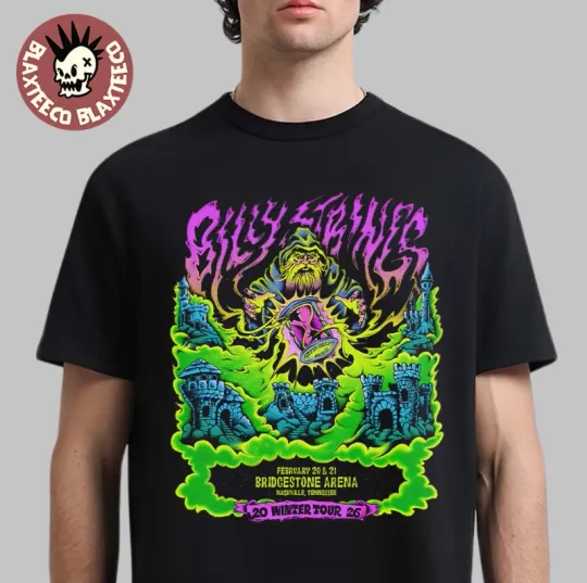 Discover Billy Strings Nashville Tn 2026 Winter Tour On Feb 20 And 21T-Shirt