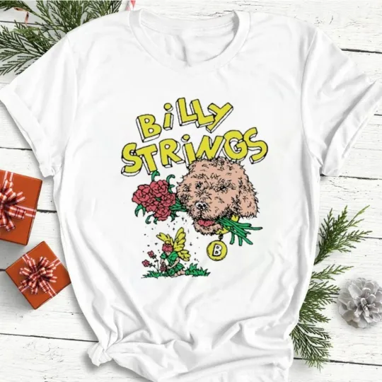 Discover Billy Strings Fairy And Dog Vintage 90s White unisex ALl size shirt