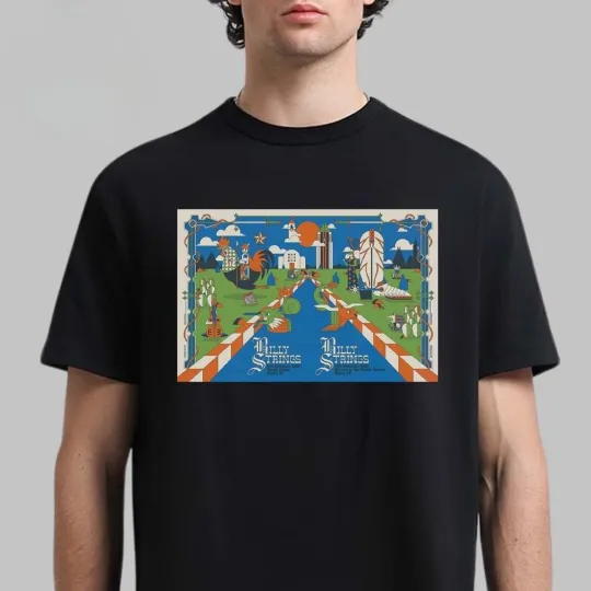 Discover SALE! Billy Strings Austin Texas 2025 Night 1 And 2 Combined T-Shirt