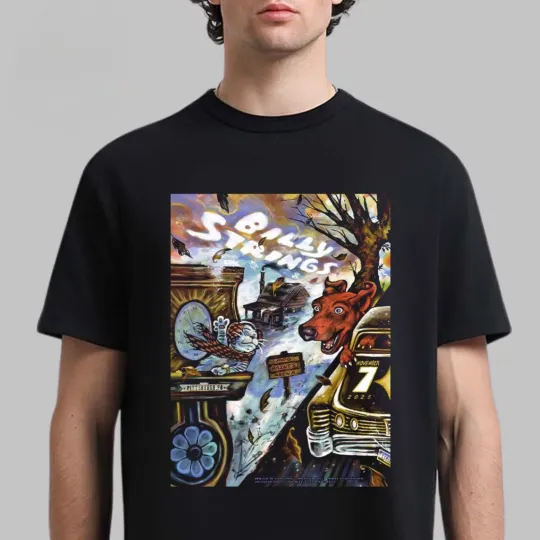 Discover Billy Strings Event T-Shirt – Pittsburgh PA Nov 7 2025 Night 1