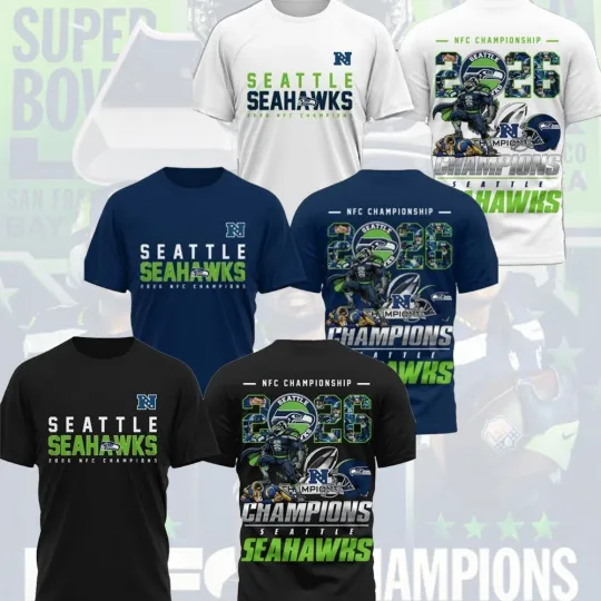 Seattle Seahawks 2025 - 2026 NFC Champions Both Side For Fans
