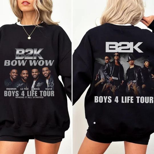 Discover B2K PNG File Bow Wow Boys 4 Life Tour 2026 Design for Sweatshirts