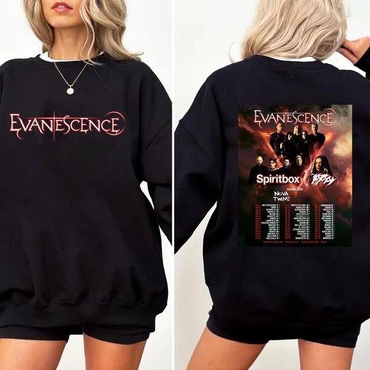 Discover Evanescence North America Tour 2026 Sweatshirt
