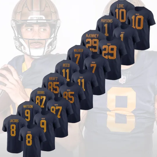 Discover Green B Football 1923 Classic Collection Name & Number: McKinney, Parsons, Love..