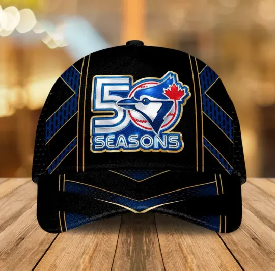 Toront0 Blue Jayy 50Th Anniversary Classic Cap