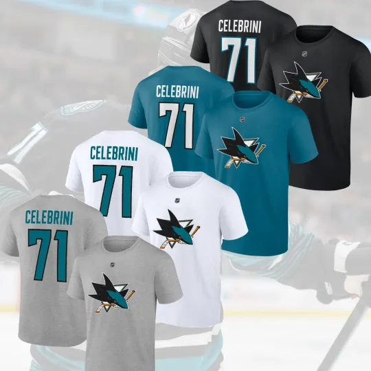 Discover Macklin Celebrini #71 San Jose 2025 Player Name & Number for Fans