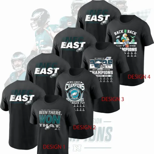 Discover Philadelphia Football 2025 N.F.C East Division Champions Gift for Fans