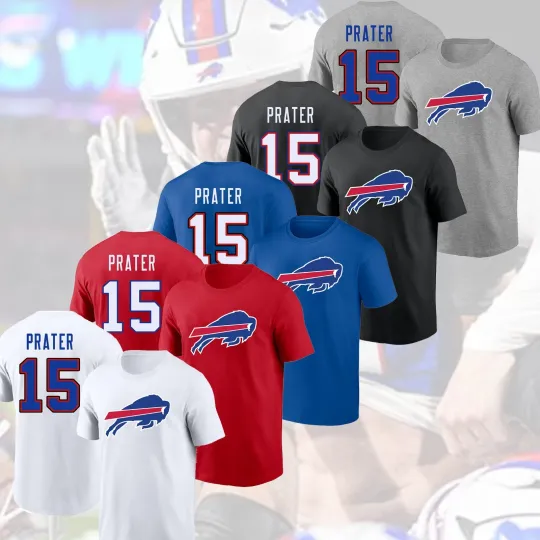 Discover Welcom Matt Prater #15 Buffalo Football 2025 Player Name & Number For Fans