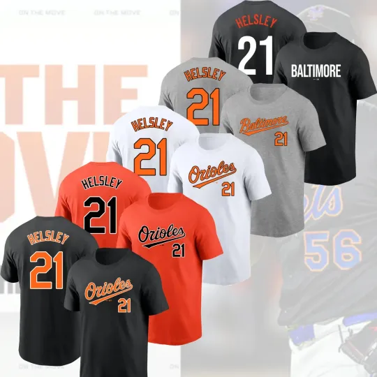 Discover Ryan Helsley #21 Baltimore 2026 Player Name & Number for Fans