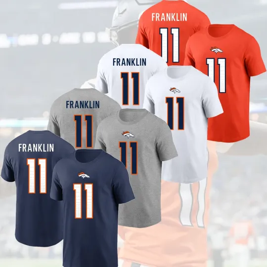 Discover Troy Franklin #11 Denver Football 2025 Player Name & Number for Fan