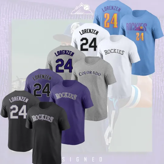 Discover Welcome Michael Lorenzen #24 Colorado 2026 Player Name & Number