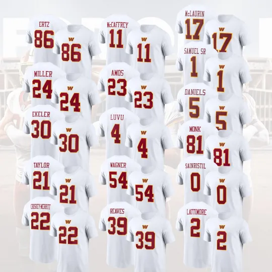 Discover Washington Football Super Bowl Era: Monk, Daniels, Luvu, McLaurin, Taylor,...