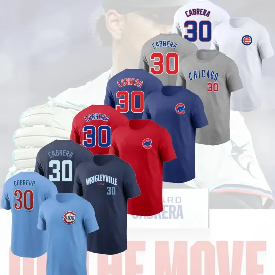 Discover Edward Cabrera #30 Chicago Baseball 2026 Player Name & Number for Fans