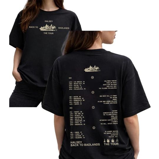 Discover Halsey Tour Shirt  Concert Pop Rock T-Shirt, Sweatshirt & Hoodie